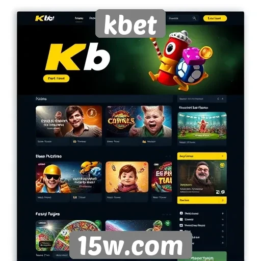 Usabilidade e design do site kbet